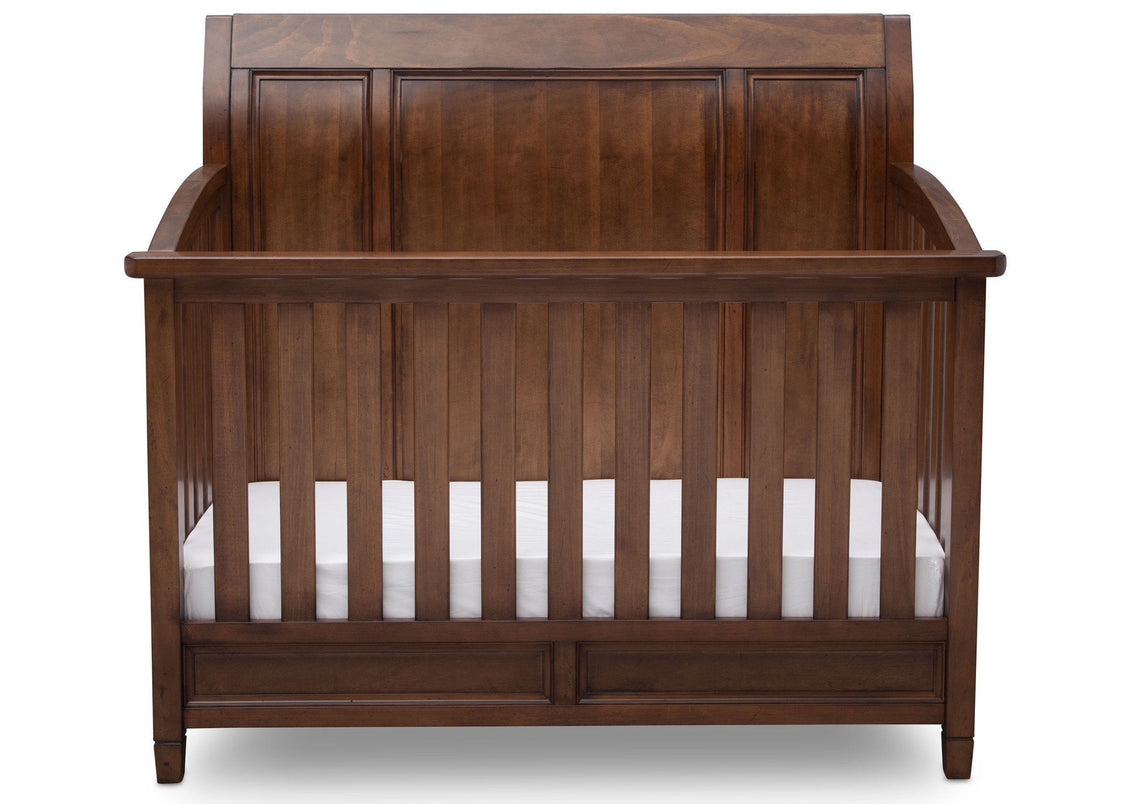 Simmons Kids Antique Chestnut (2100) Kingsley Crib 'N' More, Front View b2b