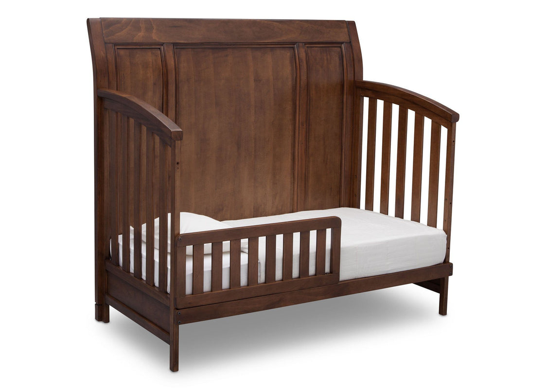 Simmons Kids Antique Chestnut (2100) Kingsley Crib 'N' More, Toddler Bed Conversion b4b