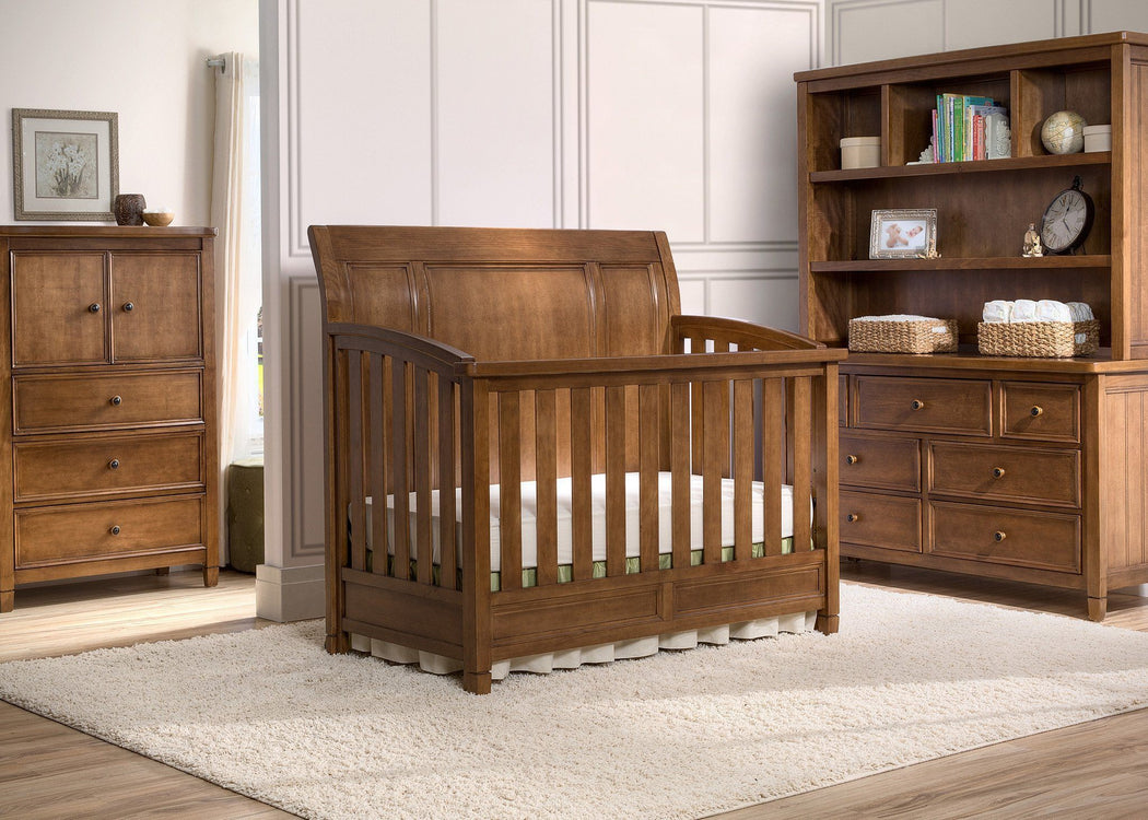 Simmons Kids Antique Chestnut (2100) Kingsley Crib 'N' More, room view b0b