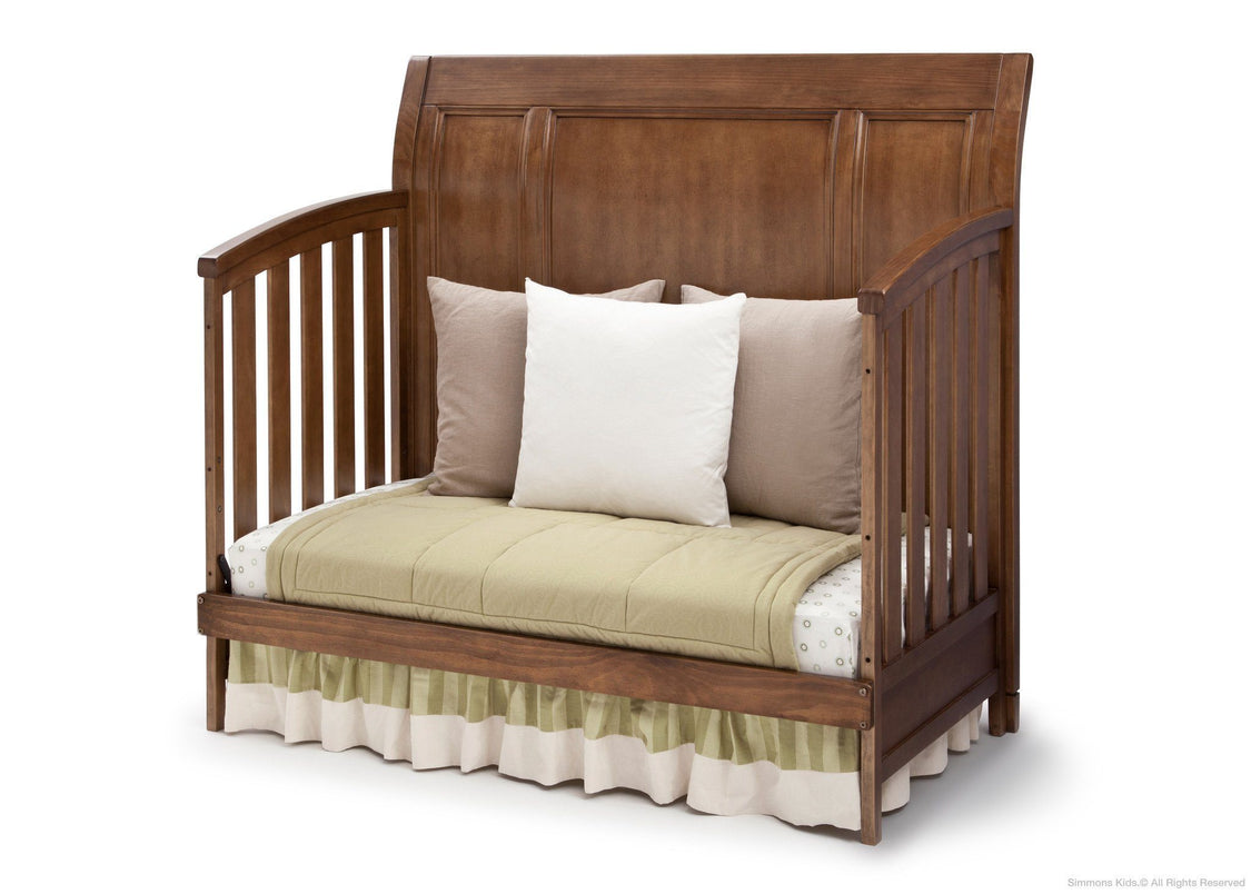 Simmons Kids Weathered Chestnut (223) Kingsley Crib 'N' More, Day Bed Conversion a5a