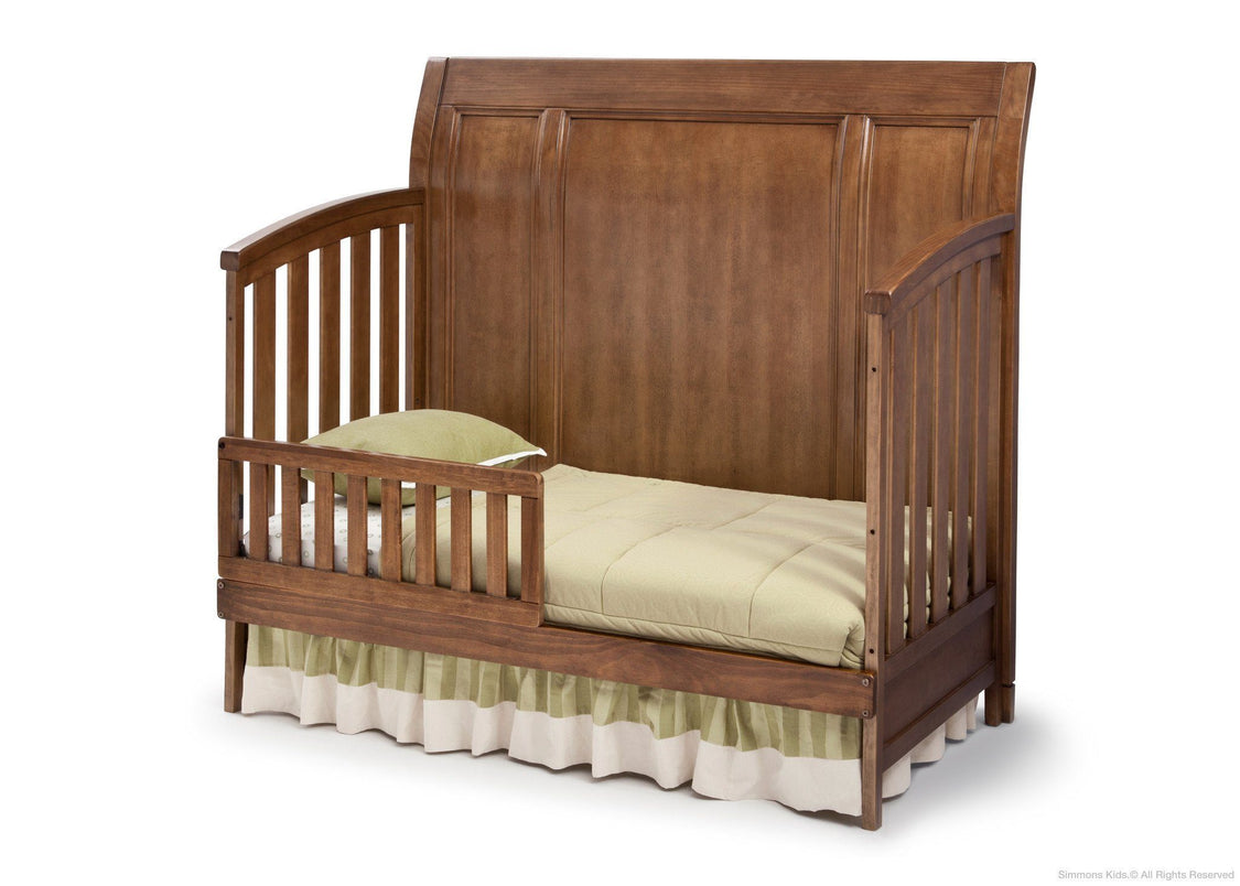 Simmons Kids Weathered Chestnut (223) Kingsley Crib 'N' More, Toddler Bed Conversion a4a