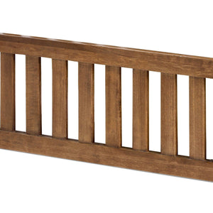 Simmons Kids Weathered Chestnut (223) Toddler Guardrail (324725), Side View a1a 1-Toddler Guardrail (324725)