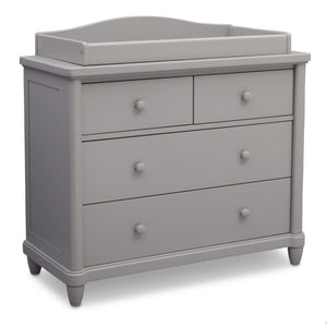 Simmons Kids Grey (026) Belmont 4 Drawer Dresser, Side View a1a 2