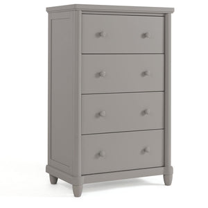 Grey (026) Barrington Chest (325041) Side View a1a 19-Belmont 4 Drawer Chest