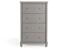 Grey (026) Barrington Chest (325041) Front View a2a 2-Belmont 4 Drawer Chest