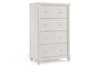 Bianca White (130) 3-Belmont 4 Drawer Chest