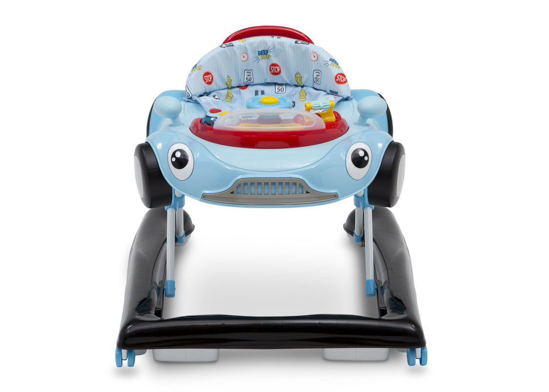 Delta Children Blue (2096) First Race 2-in-1 Baby Walker, Front Silo View