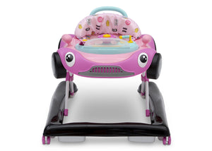 Delta Children Pink (2097) First Race 2-in-1 Baby Walker, Front Silo View 4-First Race 2-in-1 Baby Walker