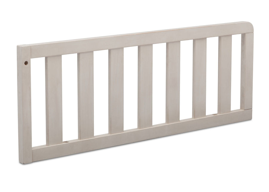 Simmons Kids Antique White (122) Toddler Guardrail, Angled View b2b 1-Toddler Guardrail (329725)