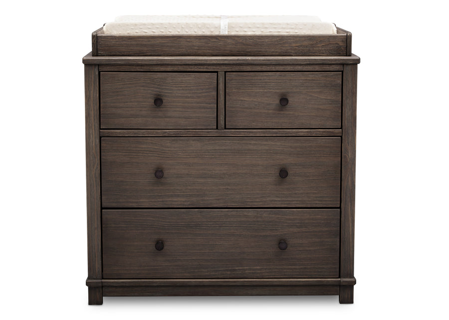 DCB: Rustic Grey (084) 1-Monterey 4 Drawer Dresser with Changing Top
