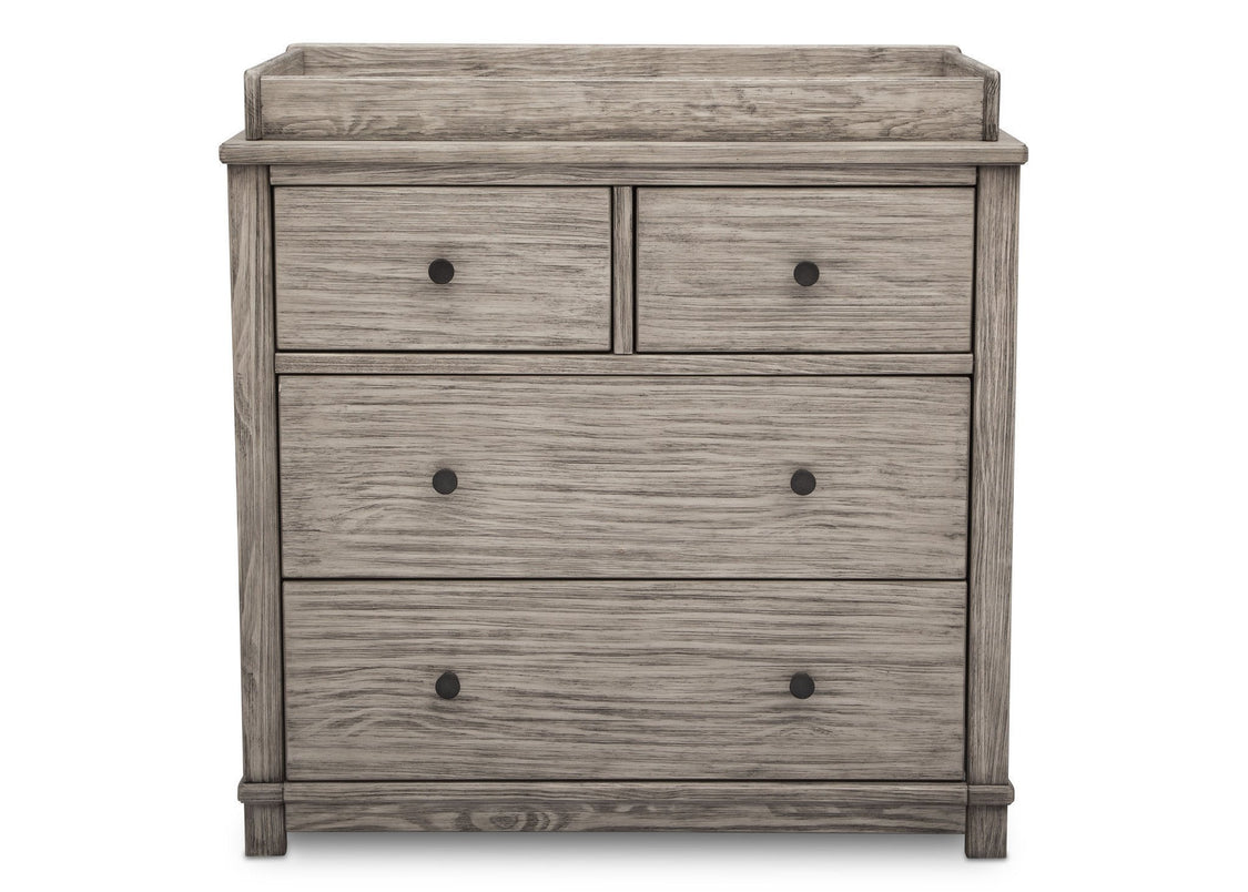 Simmons Kids, Rustic White (119), monterey 4 drawer dresser with changing top
