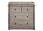 Simmons Kids, Rustic White (119), monterey 4 drawer dresser with changing top 13-Monterey 4 Drawer Dresser with Changing Top
