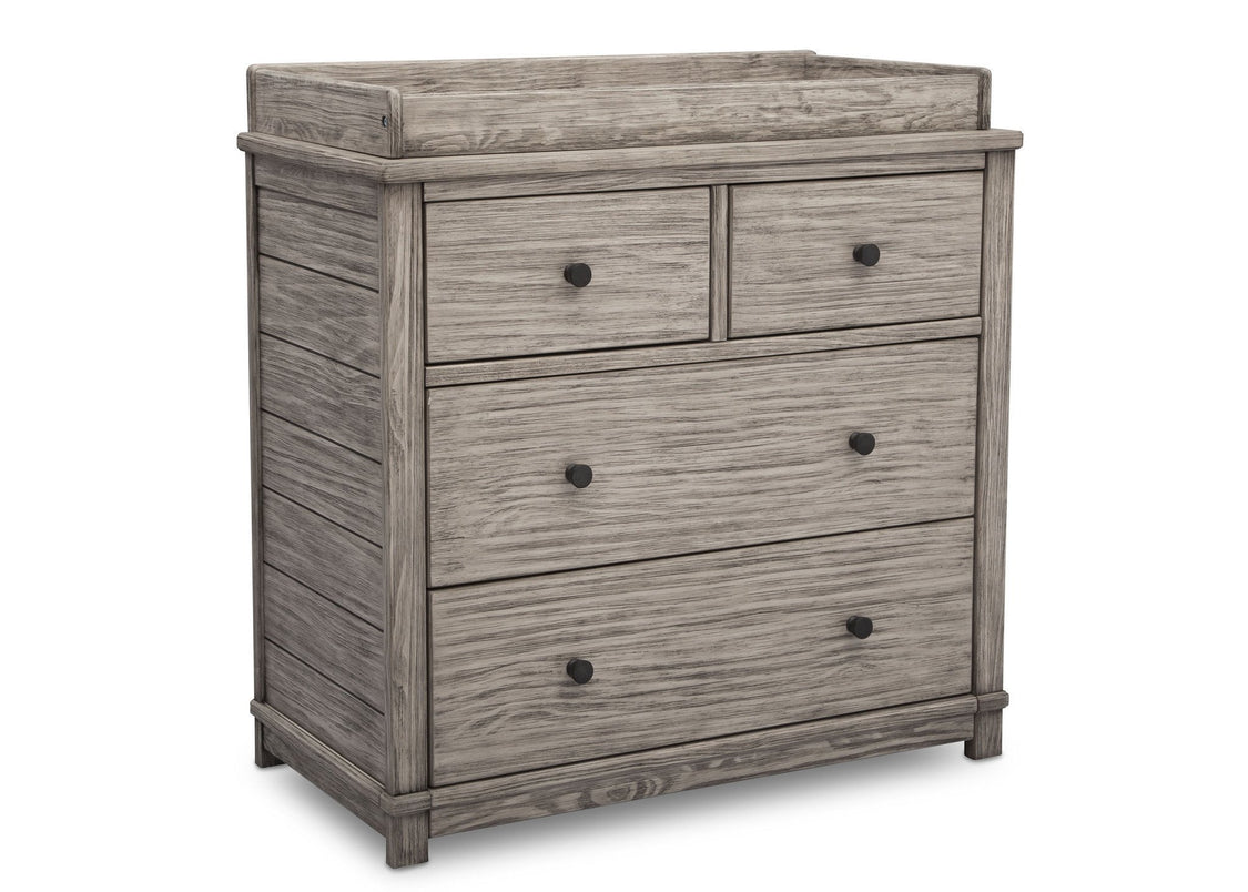 Simmons Kids, Rustic White (119), monterey 4 drawer dresser with changing top