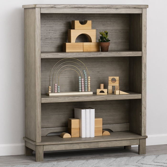 Simmons Kids Rustic Grey (084) Monterey Bookcase 2-Monterey Bookcase