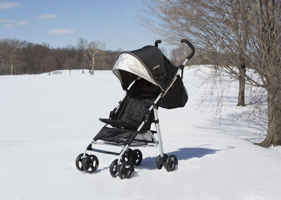 Jeep North Star Stroller by Delta Children, Black with Neutral Grey (2277) 1-Jeep® North Star Stroller