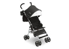 Jeep North Star Stroller by Delta Children, Black with Neutral Grey (2277), with padded seat 17-Jeep® North Star Stroller