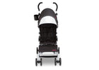 Jeep North Star Stroller by Delta Children, Black with Bright Burgundy (488), with extendable European-style canopy with sun visor 6-Jeep® North Star Stroller