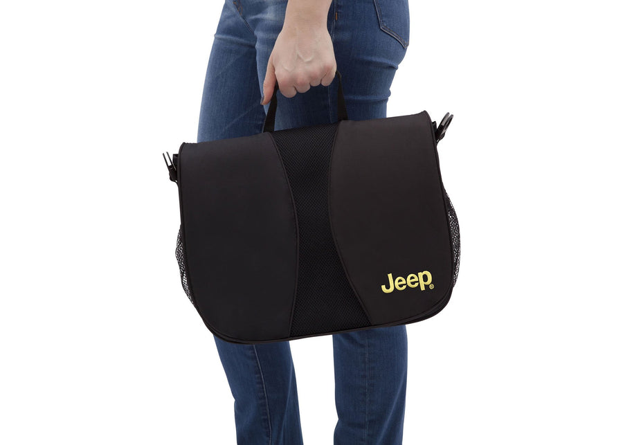 Jeep North Star Stroller by Delta Children, Black with Mellow Yellow (731), with Removable carry-all parent organizer 14-Jeep® North Star Stroller