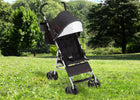 Jeep North Star Stroller by Delta Children, Black with Bright Burgundy (488) 2-Jeep® North Star Stroller