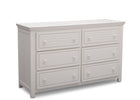 Simmons Kids Rustic Bianca (170) Oakmont 6 Drawer Dresser, Side View a3a 1-Oakmont 6 Drawer Dresser