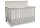 Simmons Kids Rustic Bianca (170) Oakmont Crib 'N' More Angle view a2a 1-Oakmont Crib 'N' More