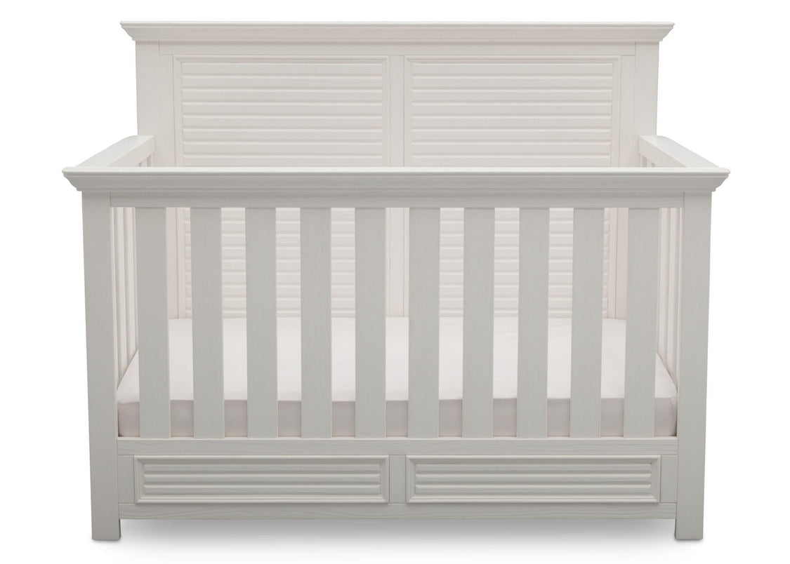 Simmons Kids Rustic Bianca (170) Oakmont Crib 'N' More Front view a1a