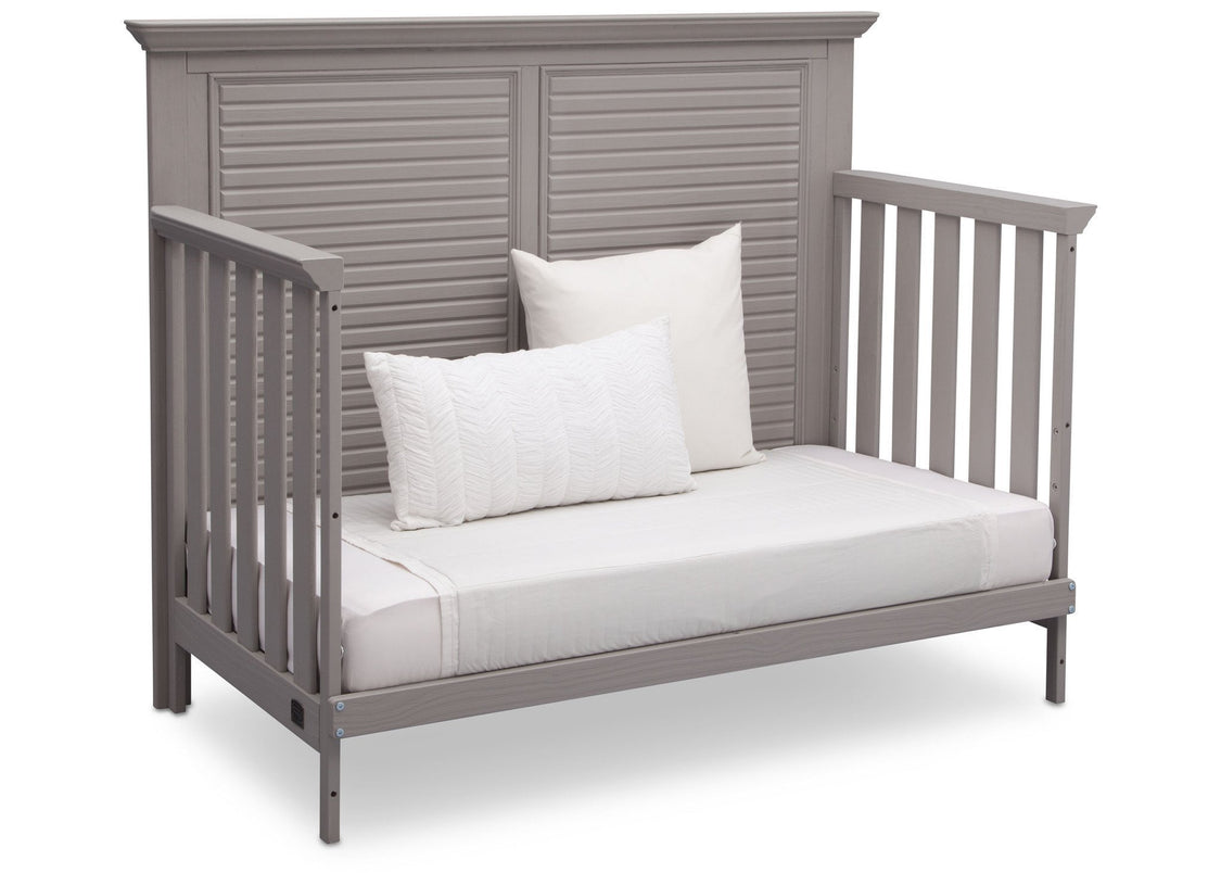 Simmons Kids Rustic Haze (940) Oakmont Crib 'N' More Daybed conversion side b4b