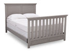 Simmons Kids Rustic Haze (940) Oakmont Crib 'N' More Full size conversion bed side b5b 11-Oakmont Crib 'N' More