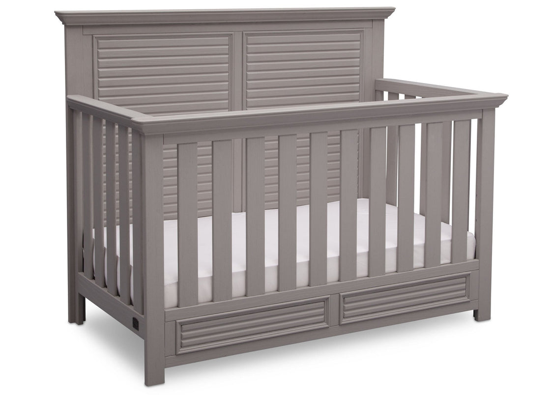 Simmons Kids Rustic Haze (940) Oakmont Crib 'N' More side view b2b