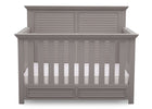 Simmons Kids Rustic Haze (940) Oakmont Crib 'N' More Front view b1b 7-Oakmont Crib 'N' More