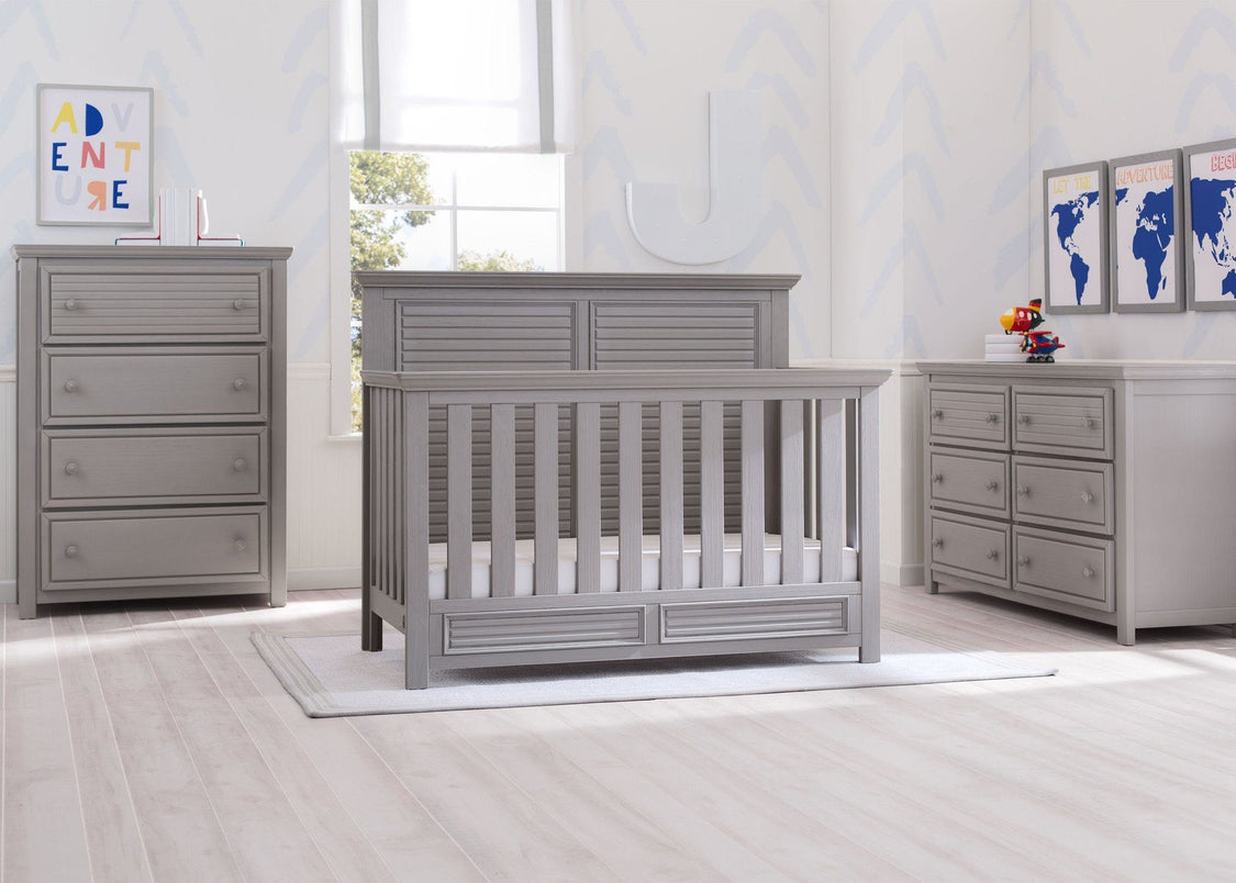 Simmons Kids Rustic Haze (940) Oakmont Crib 'N' More, Room View b0b