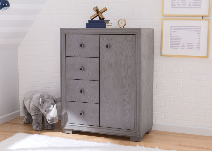 Simmons Kids Storm (161) Ravello 4 Drawer Combo Chest, Hangtag View, b1b 6-Ravello 4 Drawer Combo Chest