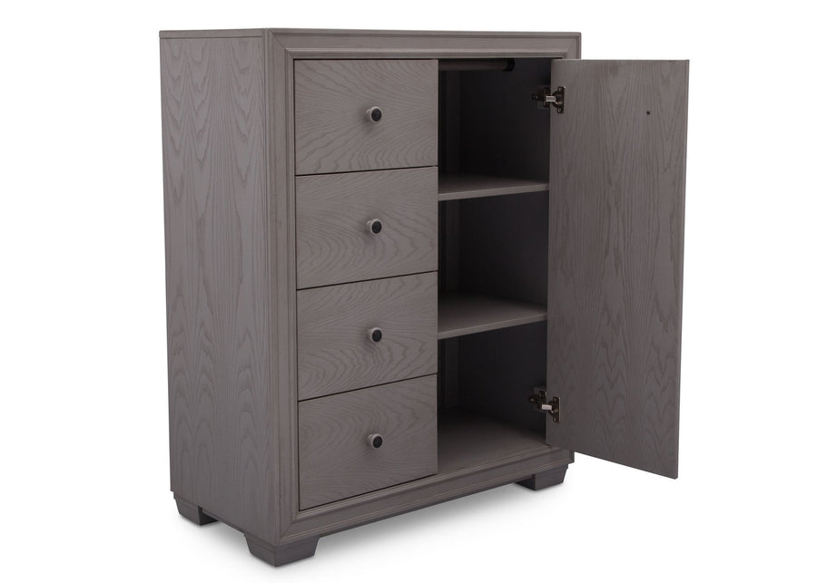 Simmons Kids Storm (161) Ravello 4 Drawer Combo Chest, Detail 1 View, b4b 9-Ravello 4 Drawer Combo Chest