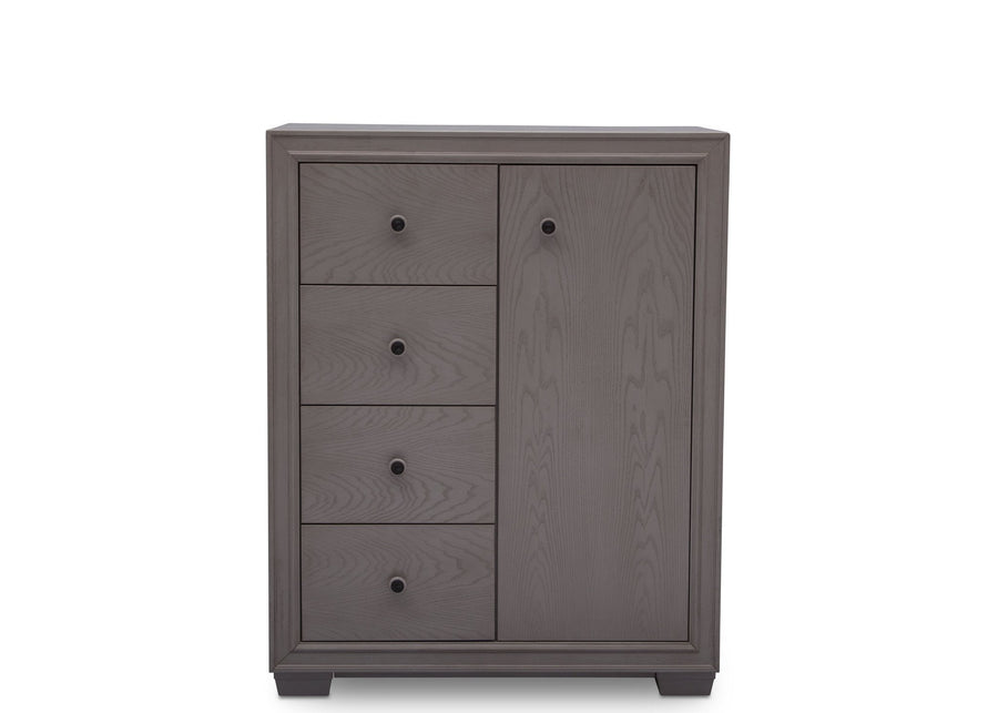 Simmons Kids Storm (161) Ravello 4 Drawer Combo Chest, Front View, b2b 7-Ravello 4 Drawer Combo Chest