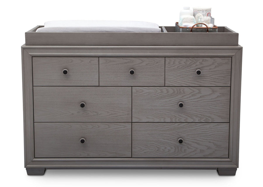 Simmons Kids Storm (161) Ravello 7 Drawer Dresser, Front View, b2b 7-Ravello 7 Drawer Dresser