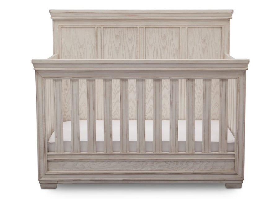 Simmons Kids Antique White (122) Ravello Crib 'N' More, Front View, b2b 2-Ravello Crib 'N' More