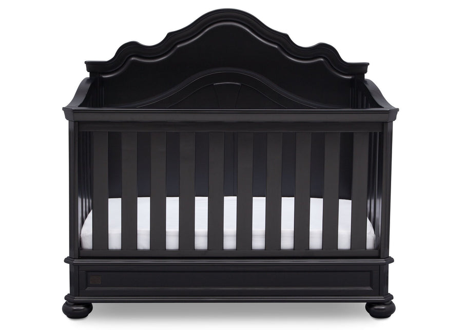 Simmons Kids Ebony (0011) Peyton Crib n' more front view b2b 8-Peyton Crib 'N' More