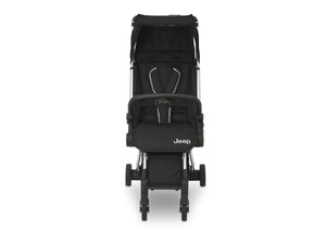 Jeep Jet Black (2095) Arrow Travel Stroller, Front Silo View 5-Arrow Travel Stroller