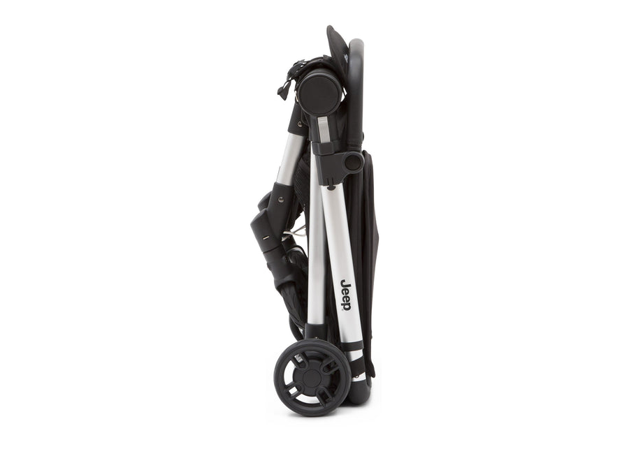Jeep Jet Black (2095) Arrow Travel Stroller, Folded View 5-Arrow Travel Stroller