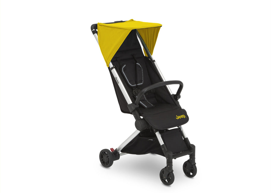 Jeep Yellow (2121) Arrow Travel Stroller, Right Silo View 12-Arrow Travel Stroller