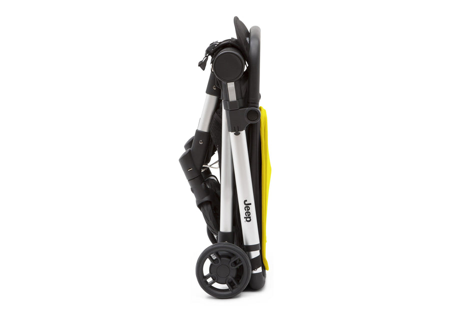 Jeep Yellow (2121) Arrow Travel Stroller, Folded View 15-Arrow Travel Stroller