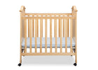 Delta Children Natural (260) Bella Cozy Portable Crib Front View c1c 3-Bella Cozy Portable Crib