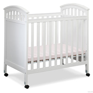 Delta Children White (100) Americana Cozy Crib Side View a1a 9-Americana Cozy Crib