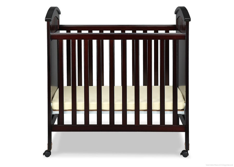 Delta Children Dark Chocolate (207) Americana Cozy Crib Front View b2b 2-Americana Cozy Crib