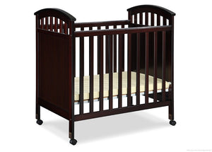 Delta Children Dark Chocolate (207) Americana Cozy Crib Side View b1b 8-Americana Cozy Crib
