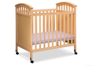 Delta Children Natural (260) Americana Cozy Crib Side View c1c 10-Americana Cozy Crib
