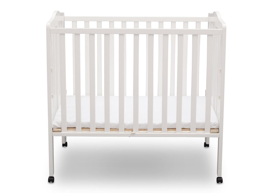 Delta Children Bianca (130) Portable Folding Crib with Mattress
