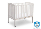 Delta Children Bianca (130) Portable Folding Crib with Mattress, With Seal, a8a 8-Portable Folding Crib with Mattress