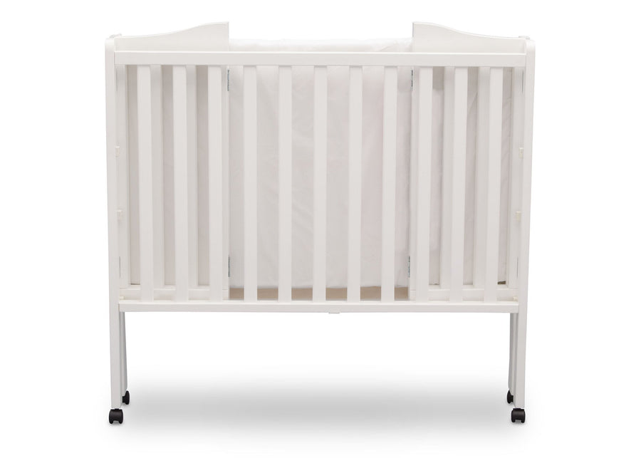 Delta Children Bianca (130) Portable Folding Crib with Mattress 6-Portable Folding Crib with Mattress