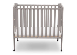 Delta Children Grey (180) Portable Folding Crib with Mattress 0-Portable Folding Crib with Mattress